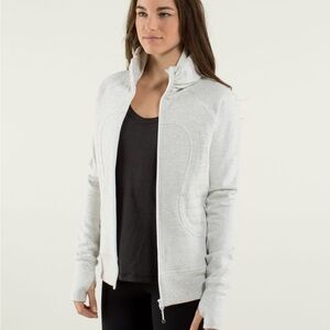 Lululemon Calm & Cozy Jacket
Heathered White / White size 12